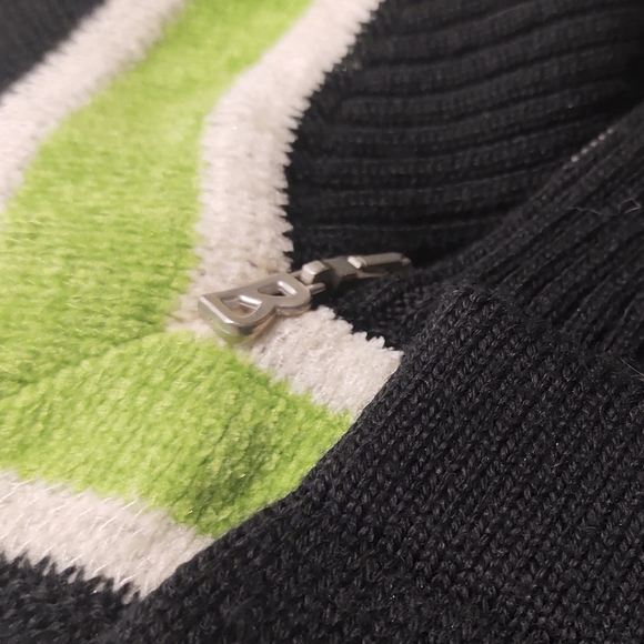 BOGNER Wool Ski Sweater Size Large Navy - Picture 10 of 11